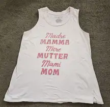 Pink Mother Tank Top, Women's L