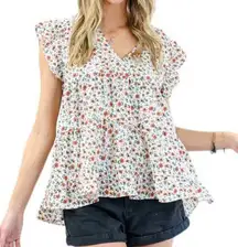 Floral Babydoll Blouse