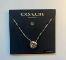 Coach Silver  Necklace