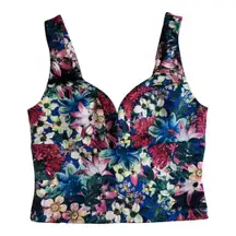 Sleeveless Floral Top