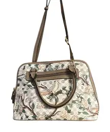 Giani Bernini Women's Floral Dome‎ Satchel Bag Neutral Design