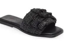 FARM Rio Ruffle Crochet Slide Sandal