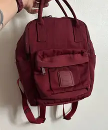 Hot Style Mini Bestie Backpack in Dark Red Diaper Bag Purse Carry On