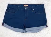Sanctuary Dark Wash High Waisted Jean Shorts 32