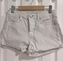 00 white American eagle jean shorts