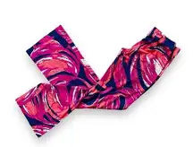 Lilly Pulitzer Georgia May Pull On Palazzo Pants Bomber Blue Plume Bloom XS