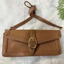 Brown Vintage Buckle Purse