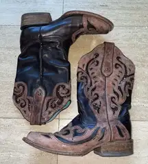 Womens Corral Boots C1183 Snip‎ Toe Sequin 8.5M