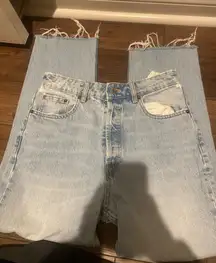 ZARA Straight Jeans High-Rise