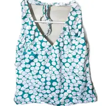 Zimmerman halter tankini bubble aqua teal polka dot