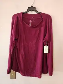 St. Johns Bay purple sweater lightweight size xxl petite