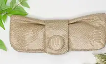 Samoe Bowtie Snakeskin Looking Clutch / Crossbody