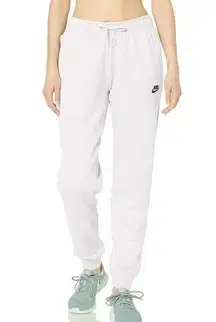 Nike Women’s White Heathered Sweatpant Jogger SIZE L