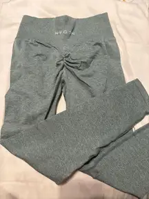 NVGTN Leggings Scrunch Seamless Blue