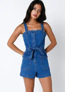 Denim romper