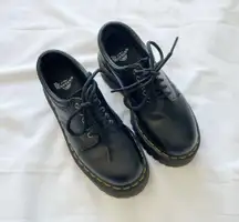 Black Dr. Martens 8053 QUAD platform loafers/oxford air wair 