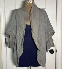 Converse Women’s Sweatshirt Drape Front Cardigan Size L