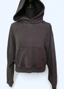 Aerie Offline stone washed black hoodie Size XS Brand new without tags