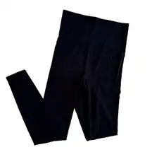 Warner’s Blissful Benefits Ribbed Leggings – L/XL Black