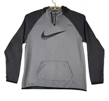 Nike  Hoodie Womens XL Therma Fit Training All Time 695596-066 Gray Pullover