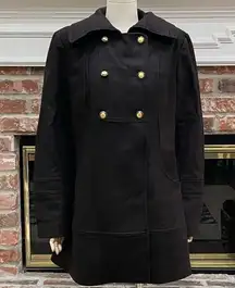 Esprit Collection chocolate brown wool-blend peacoat / M / Excellent condition