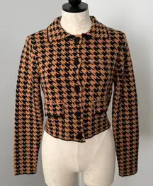 House of Harlow 1960 Houndstooth Cardigan - Size S