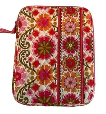 Vera Bradley quilted pink/green floral tablet / ipad case
