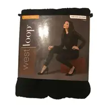 Black Ribbed Soft Women’s Size Small Leggings