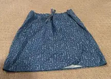 Women’s Patagonia Blue Print Skort Size Small Bin 208