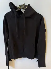 Frank & Eileen TEE LAB Black Raw Edge Hoodie - Medium
