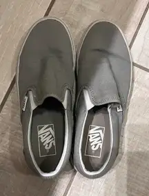 Vans Charcoal Slip-On Sneakers