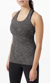 Lululemon Gray stripped tank
