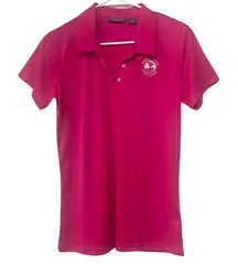 Pebble Beach Golf Links Luxury Collection Women’s Pink Golf Polo Shirt Top M