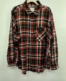 Abercrombie & Fitch Soft A&F Plaid Flannel Shirt XXL – Oversized Fall Layering