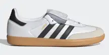 NWOB Adidas Samba Long Tongue Sneakers in Cloud White / Core Black / Gold