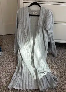 Grey Soft Cardigan 