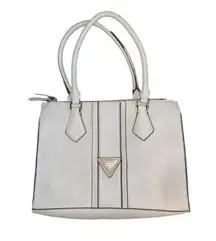 G by Guess Guess Los Angeles White Faux Leather Purse Crossbody Tote