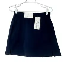 LADY HAGEN 16” PERFORATED GOLF SKORT NAVY WOMENS SIZE XS ATHLETIC ATHLETE TENNIS