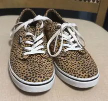 Vans Women’s Leopard Print Sneakers size 8
