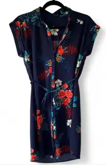 Express floral Shirtdress