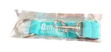Damsel In Defense Breakaway Keychain In Teal Nylon Strap Carabiner New in Box