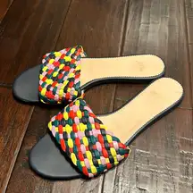 J Crew Cora Slide Rainbow Slides 10