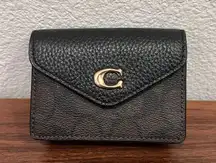 coach Tammie Card Case In Signature Canvas c6889