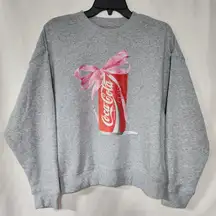 Coca cola Gray sweatshirt XS women