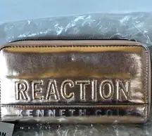 Reaction cole reaction rose gold wallet