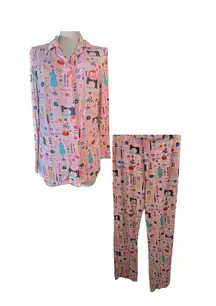 Nick and Nora Sewing Pjs Size M and L