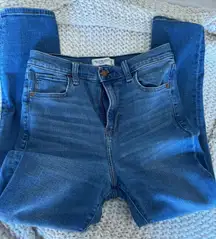 The Super Skinny Ankle High Rise Jeans