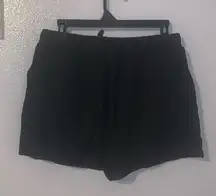 SHEIN black comfy lounging summer shorts