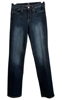 GAP Pants Women Size 28 Reg Blue Indigo Denim Jeans Straight Quiet Luxury Classy