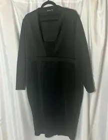 Boohoo Dress Plus Size 18 Black Formal